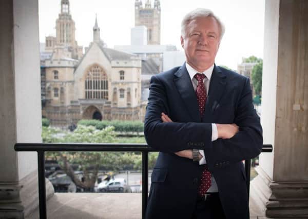 Haltemprice and Howden MP David Davis is the former Brexit Secretary.