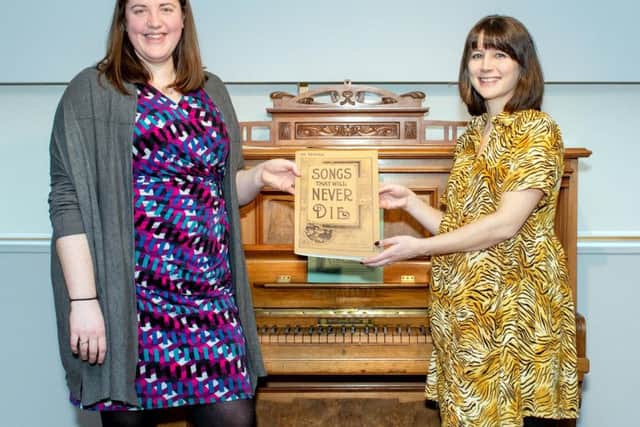 Jenny Rogers of The Leeds International Piano Competition &Katie Cameron of M&S Archive. Photo: Ant Robling.