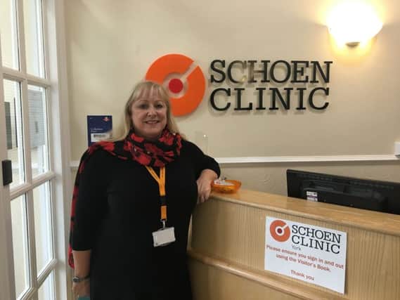 Sharon Pulling, hospital manager at Schoen Clinic York.
