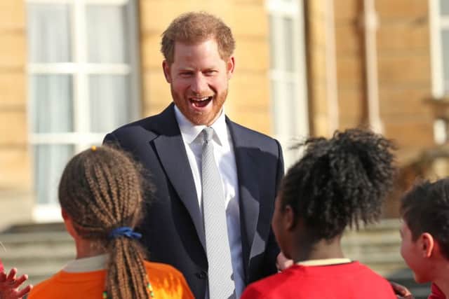 The Duke of Sussex at the Rigby League World Cup draw.