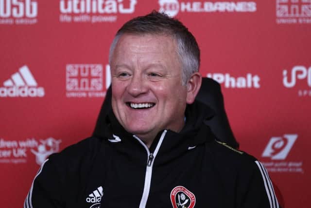 Chris Wilder manager of Sheffield United (Picture: Simon Bellis/Sportimage)