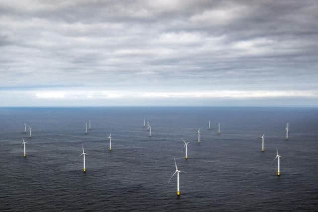 General view of the Race Bank development, the fifth biggest wind farm in the world, that opened in 2018 Picture Danny Lawson/PA Wire