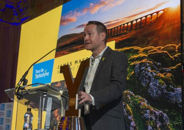 James Mason, the new chief executive of Welcome to Yorkshire at the Tour de Yorkshire race route reveal at Leeds Civic Hall. (Picture: Tony Johnson)