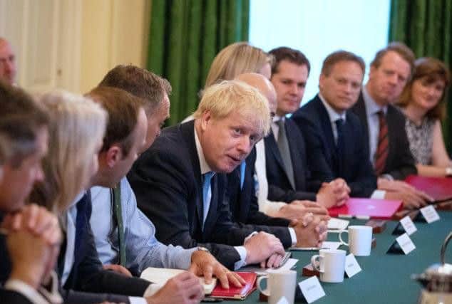 Boris Johnson's top team. Photo: Getty