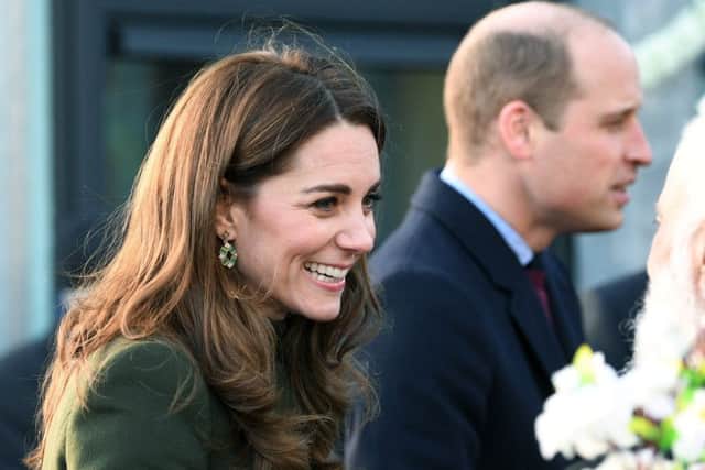 The Duke and Duchess of Cambridge at the Khidmat Centre, Bradford, last week.