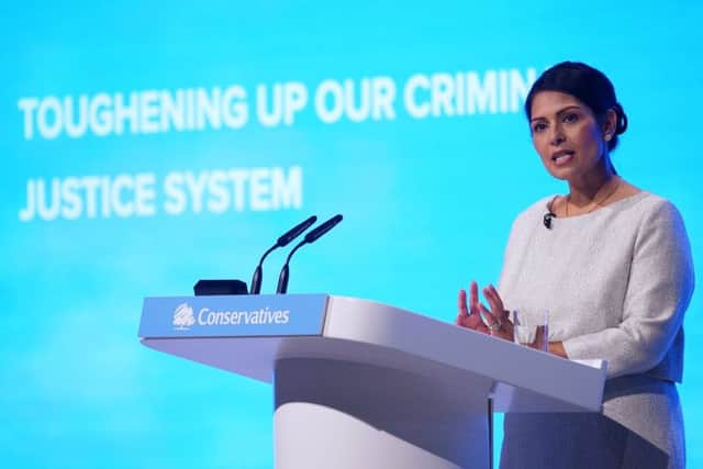 Home Secretary Priti Patel is being urged to clamp down on the use of cannabis. (Photo by Jeff J Mitchell/Getty Images)