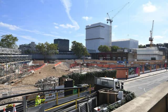 The construction site for the HS2 high speed rail scheme in Euston, London in August 2019. Picture: Victoria Jones/PA Wire