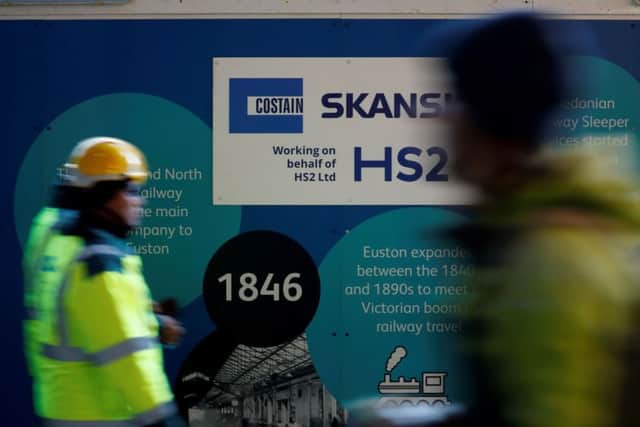 A decision is due to be made next month on the future of HS2.
