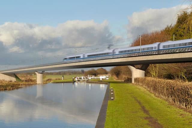 A decision on the future of HS2 is due next month.