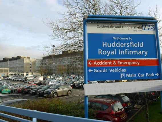 The man was admitted to Huddersfield Royal Infirmary with a twisted bowel. Pic: Gary Longbottom