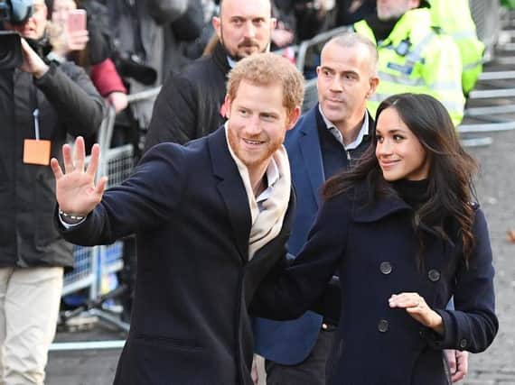 Prince Harry and Meghan Markle visited Nottingham in december 2017 shortly after announcing their engagement.