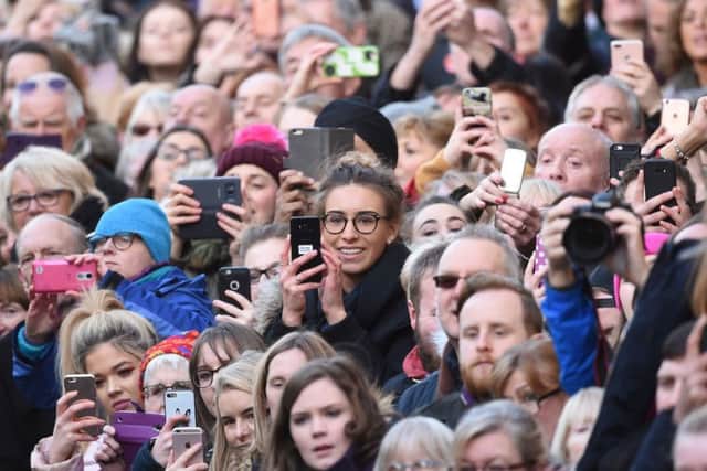 Huge crowds gathered in Nottingham to see Prince Harry and Meghan Markle shortly after their engagement, but some of that affection has been replaced by scepticism.