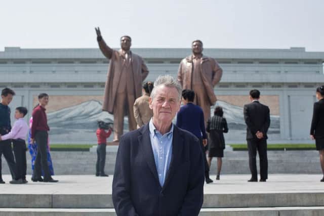 Michael Palin during his trip to North Korea