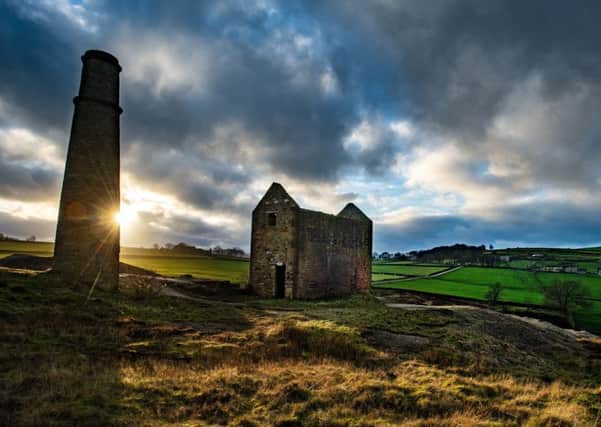Late afternoon sun illuminates the Connonly Lead Mine ruins.
20 January 2020.  Picture Bruce Rollinson
TECH DETAILS: Nikon D4, 17-35mm f2.8 Nikkor, 250th sec @ f8, 125iso.