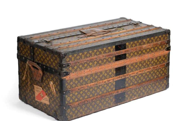 Early 19th century Louis Vuitton travelling trunk, sold for £3,900 (excluding buyer's commission) in November last year at Tennants Auctioneers.