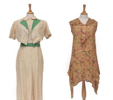 Two 1920s day dresses, sold for £170 (excluding buye'rs commission) in August last year at Tennants.