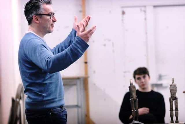 Artistic director James Brining in rehearsals. (Picture credit: Zoe Martin).