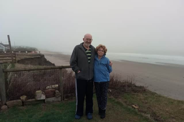 Sheila and Peter Garforth who have been living on Green Lane, Skipsea for 20 years
