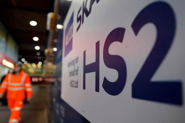 HS2 work in London. 8bn has already been spent on the scheme - Getty Images