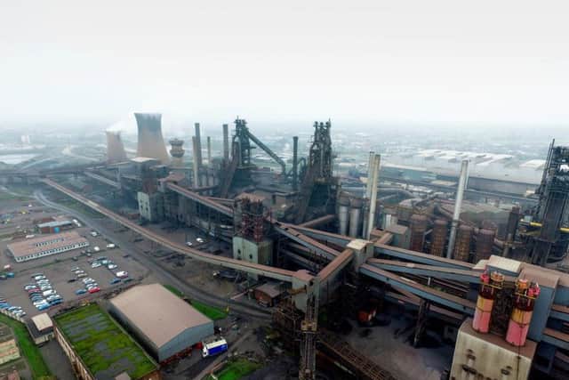 Aerial view of Scunthorpe's steelworks Picture: Airborne Inspections Ltd / SWNS