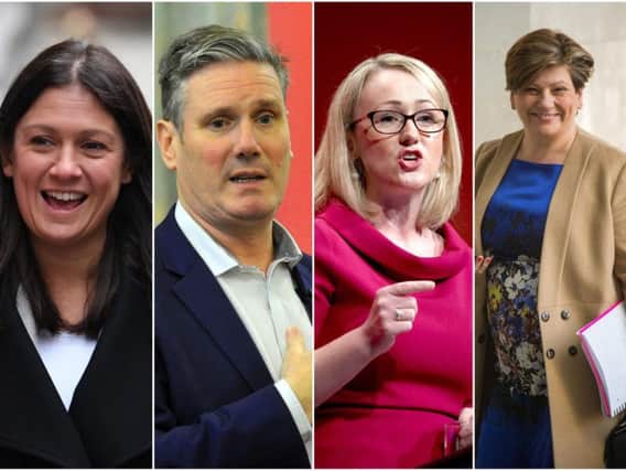 Labour leader candidates Lisa Nandy, Sir Keir Starmer, Rebecca Long-Bailey and Emily Thornberry