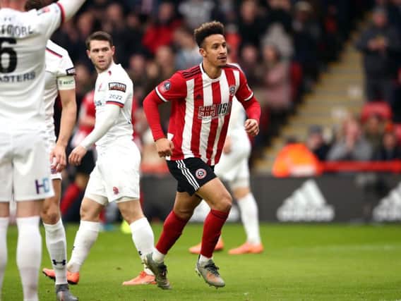 Callum Robinson has had to be patient at Sheffield United this season