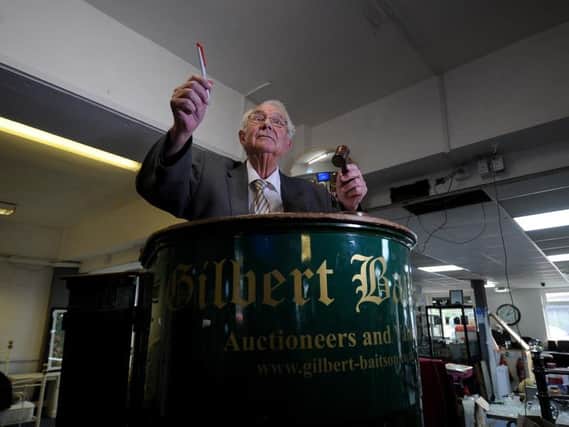 Yorkshire's oldest auctioneer Michael Baitson Picture Simon Hulme