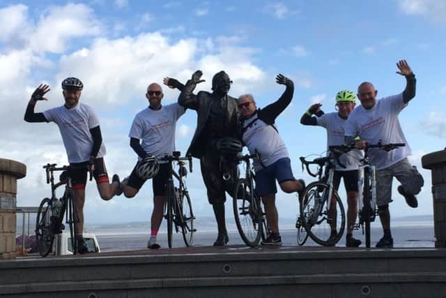 The care that Finlay McNab received has inspired a year of fundraising by a community across Knaresborough, including a coast to coast challenge, the Bed Race, and the Yorkshire Three Peaks - twice.