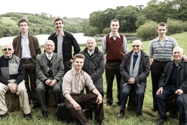 Survivors and cast members feature in The Windermere Children. Photographer: Helen Sloan/BBC.