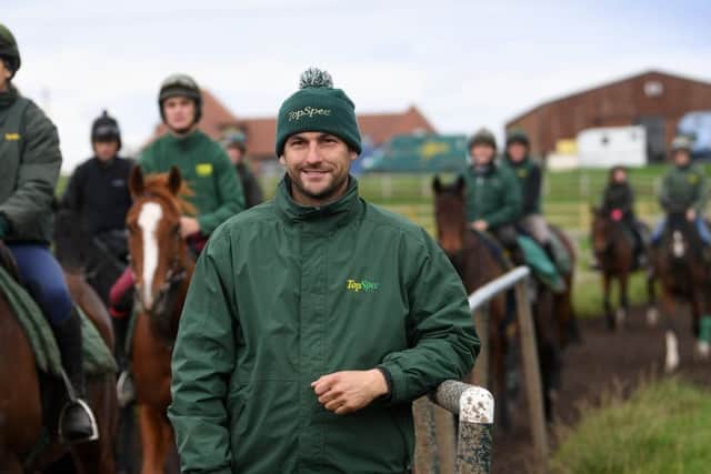 DELIGHT: Racehorse trainer Phil Kirby.