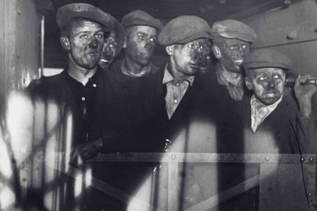 Bill Brandt - miners returning to daylight - 1936. © Bill Brandt / Bill Brandt Archive Ltd. Photo: Yale Center for British Art.