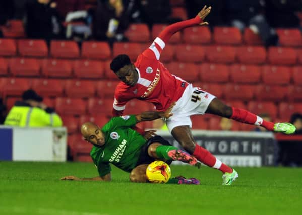 Devante Cole, pictured playing for Barnsley, has joined Doncaster Rovers (Picture: Tony Johnson)