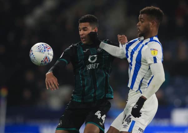 Huddersfield Town's Steve Mounie is wanted in France (PIcture: PA)