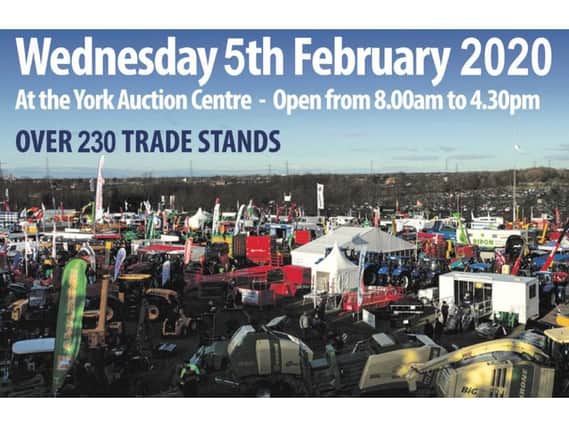 YAMS 2020 is at York Auction Centre on Wednesday, February 5