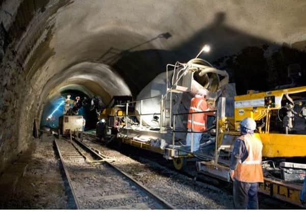 Renew Holdings tunnel maintenance.