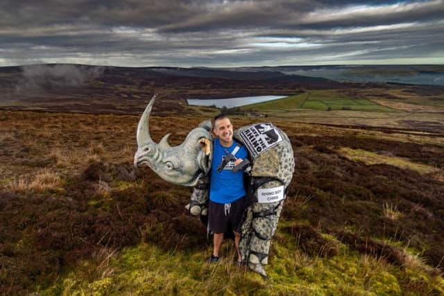 Chris Green has been fund-raising for Save the Rhino for ten years. Picture James Hardisty