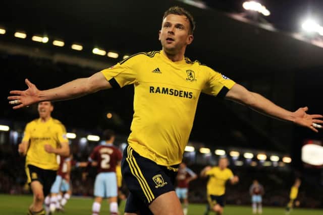 Middlesbrough's Jordan Rhodes helped fire the club to promotion (Picture: PA)