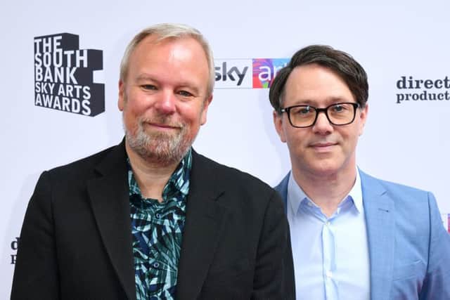 Steve Pemberton and Reece Shearsmith attending the South Bank Sky Arts Awards at the Savoy Hotel in London. Picture: Ian West/PA Images.