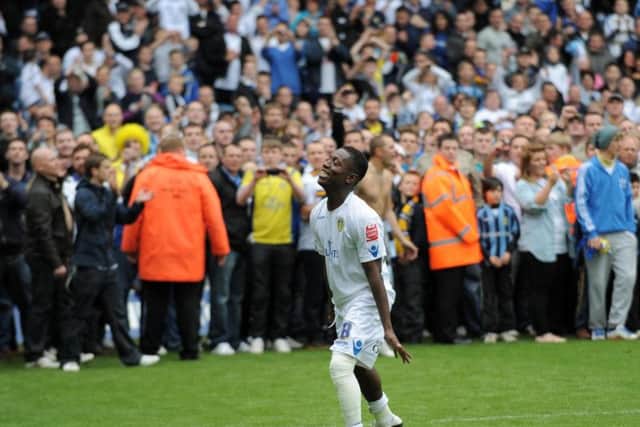 HIT: Max Gradel helped Leeds United to League One promotion in 2010, and became a popular figure at Elland Road
