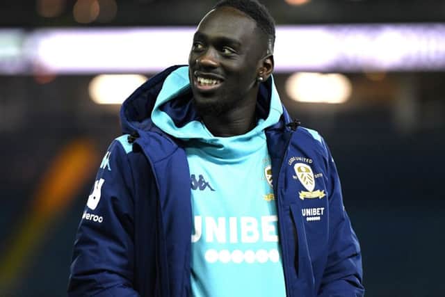 Jean-Kevin Augustin of Leeds United ahead of the Sky Bet Championship match between Leeds United and Millwall at Elland Road on January 28, 2020 in Leeds, England. (Picture: George Wood/Getty Images)