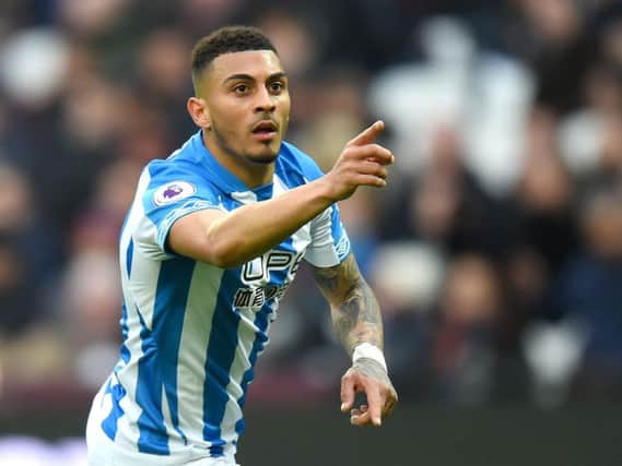 Huddersfield Town striker Karlan Grant. PIC: Tony Marshall/Getty Images.
