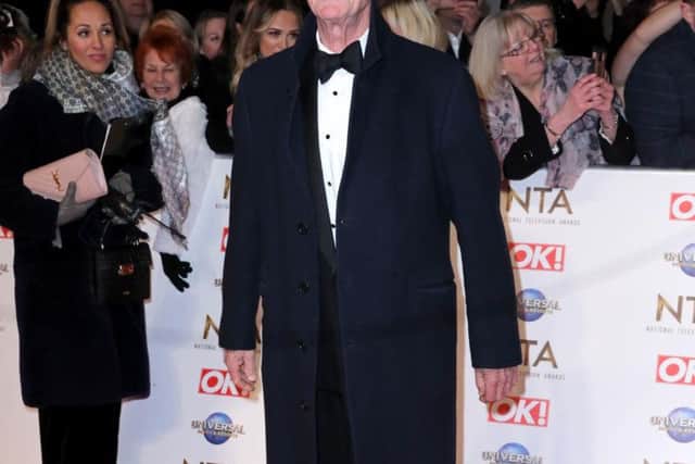 Sir Michael was honoured at the National Television Awards this week.