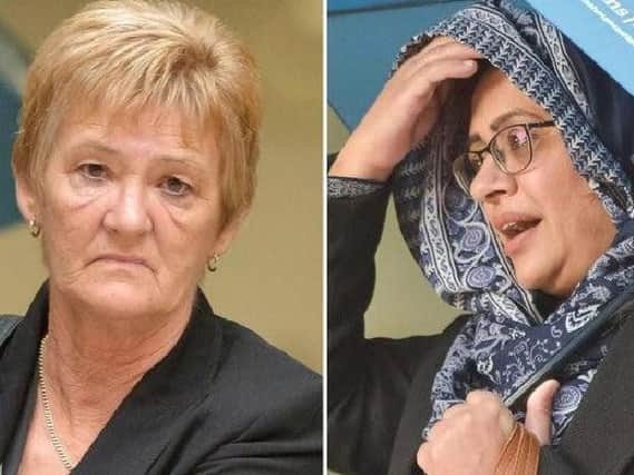 Margaret Shires (left), and Kaniz Rashid (right) were found guilty of wilful neglect