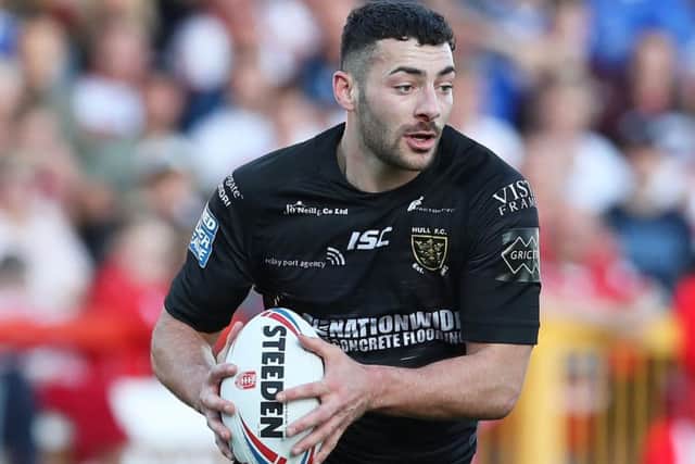 Picture by Ash Allen/SWpix.com - 27/06/2019 - Rugby League - Betfred Super League - Hull KR v Hull FC - KCOM Craven Park, Hull, England - Jake Connor of Hull FC.