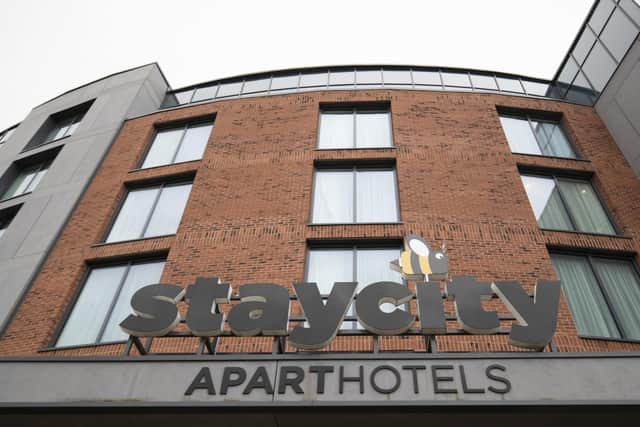 The two affected patients of coronavirus were staying in this hotel in York. Credit: PA
