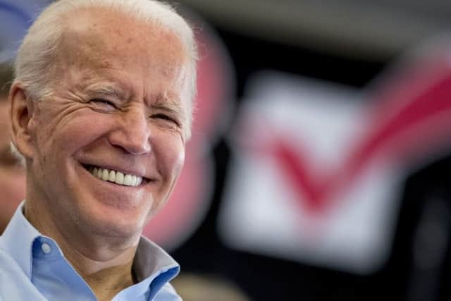 Former vice president Joe Biden is 77 years of age.