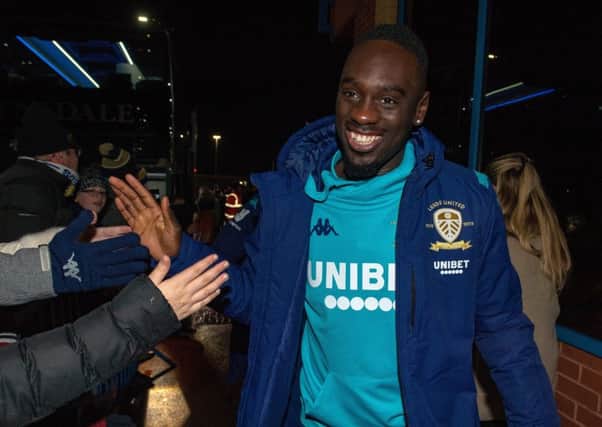 Jean-Kevin Augustin pictured at Elland Road Picture Bruce Rollinson