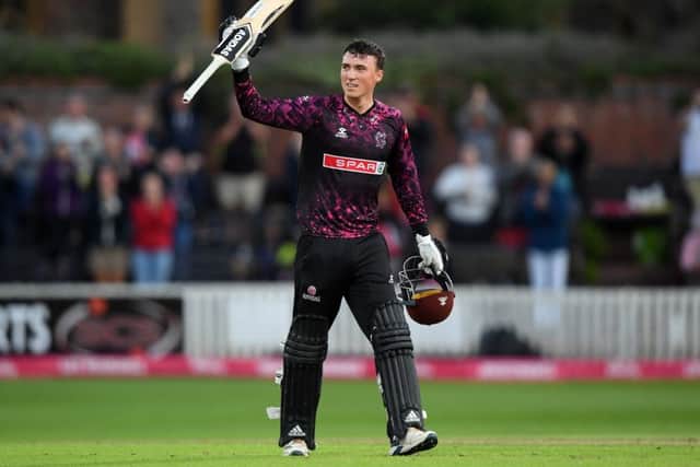 ONE FOR THE FUTURE: Somerset's Tom Banton. Picture: Alex Davidson/Getty Images