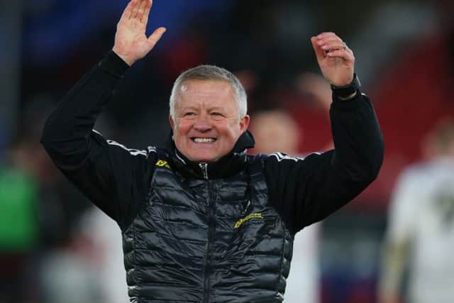 TOP MAN: Sheffield United manager Chris Wilder. Picture: Paul Terry/Sportimage