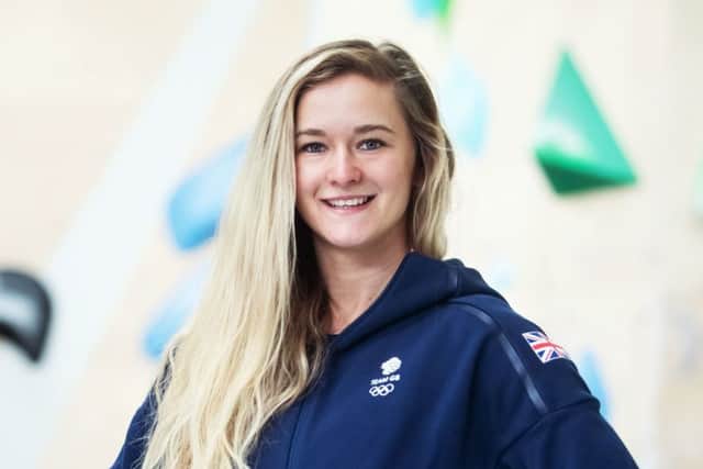 Olympic bound - Shauna Coxsey at The Climbing Works, Sheffield (Picture: Danny Lawson/PA Wire)